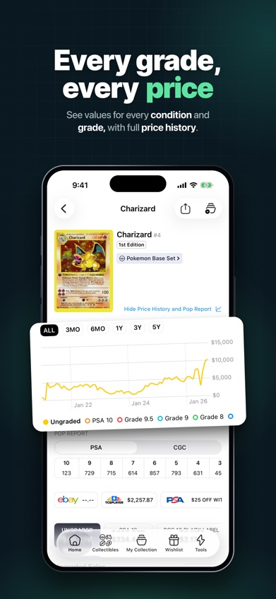PriceCharting screenshot from the App Store listing