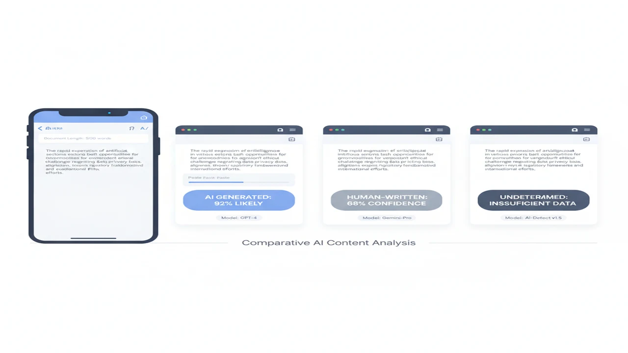 Why AI Checker Apps Can Give Different Scores